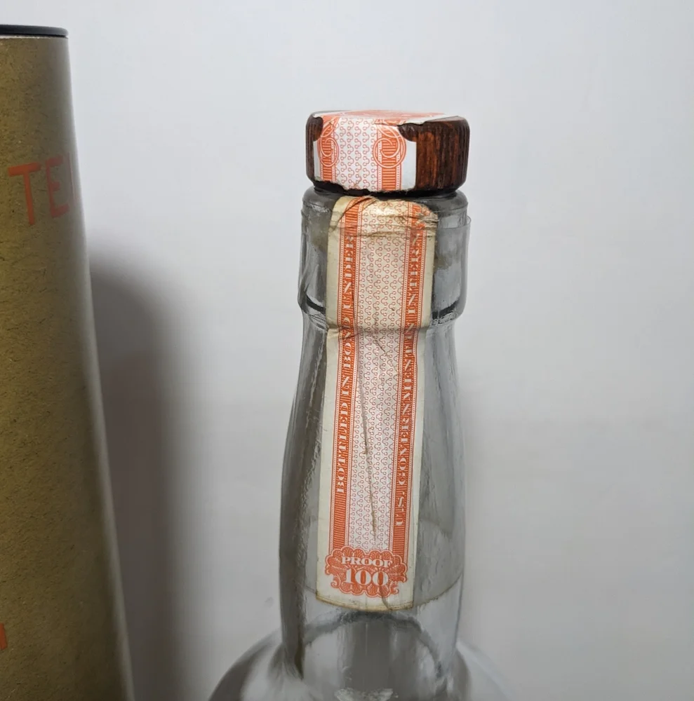 Colonel E. H. Taylor Bourbon Whiskey Bottle with box